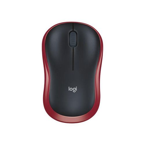 Logitech M185 Wireless Mouse - Red - 910-002237