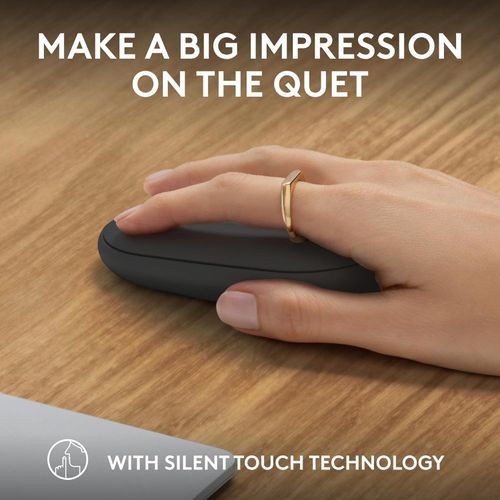 Logitech M350s Pebble Bluetooth Mouse - Tonal Graphite - 910-007015