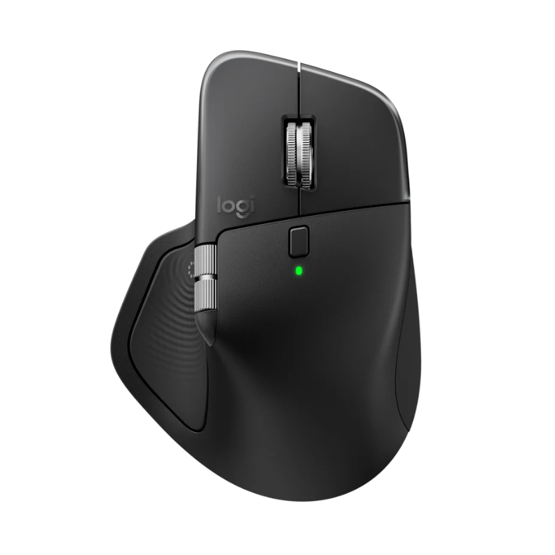 Logitech MX Master 4 Wireless and Bluetooth Rechargeable Mouse - Graphite - 910-007562