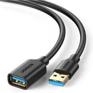 UGREEN USB-A 3.0 Male to Female Extension Cable 5m Black - US129