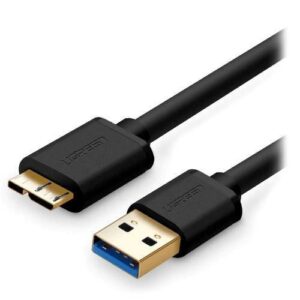 UGREEN USB-A 3.0 to Micro USB 3.0 Male Cable 1m Black - US130