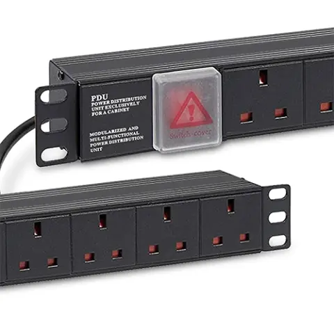 MTN 6-way Uk plug PDU Black