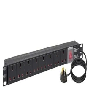 MTN 8 -way Uk plug PDU Aluminium