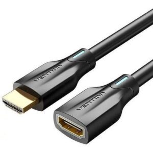 Vention HDMI Female to Female Extension Cable 0.5M Black