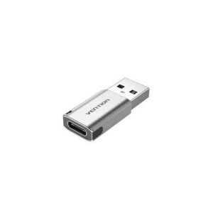 Vention USB 3.0 Male to USB-C Female Adapter Gray Aluminum Alloy Type