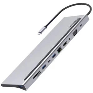 Vention USB-C 11-in-1 Dock Gray