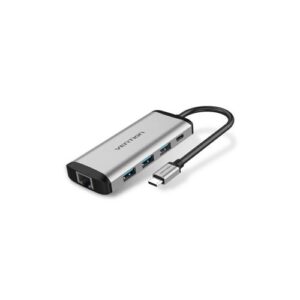 Vention USB-C 4-in-1 Docking Station Gray