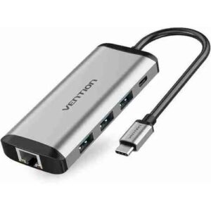 Vention USB-C 6-in-1 Dock Gray
