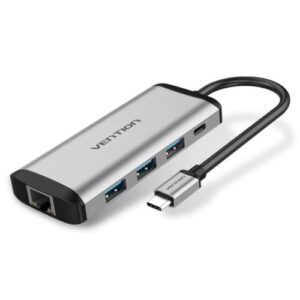 Vention USB-C 9-in-1 Dock Gray