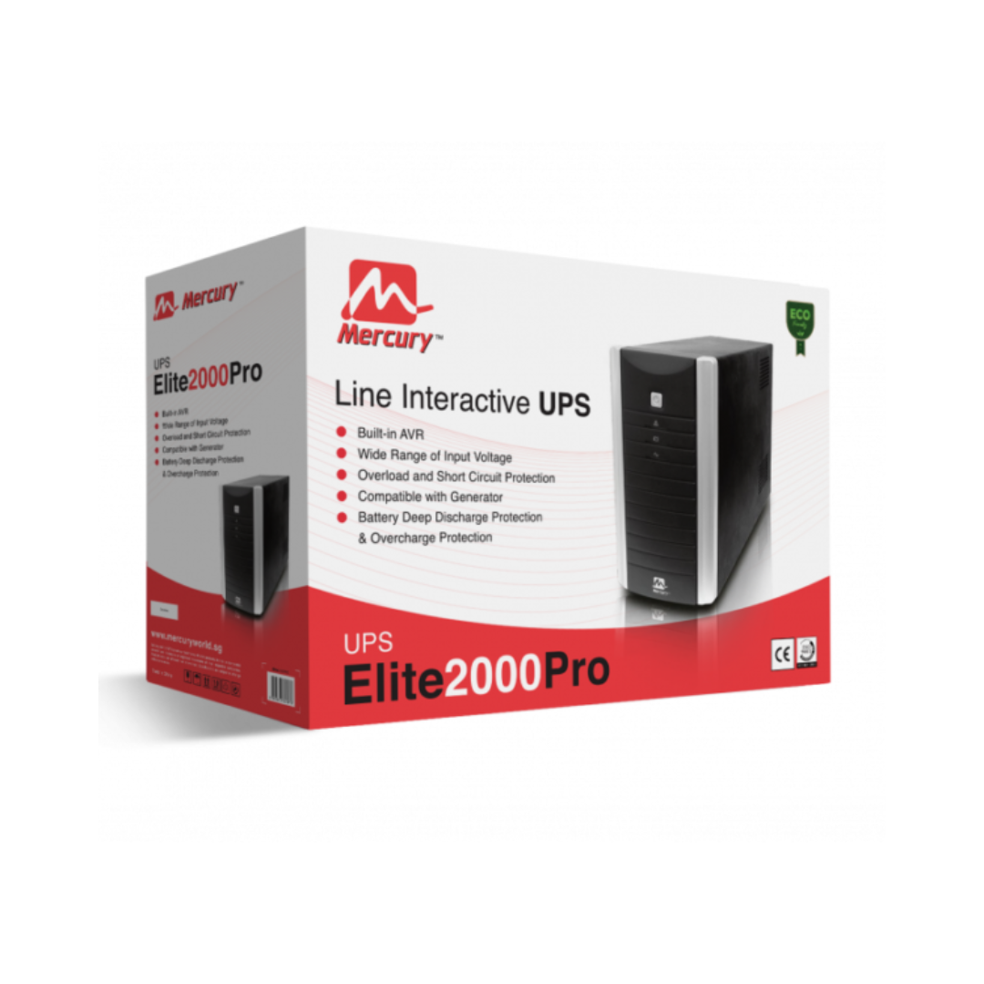 Mercury Elite 2000 Pro 2KVA Offline UPS