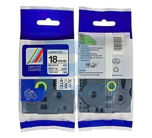Brother TZ2-251 24MM X 8M Black on white tape