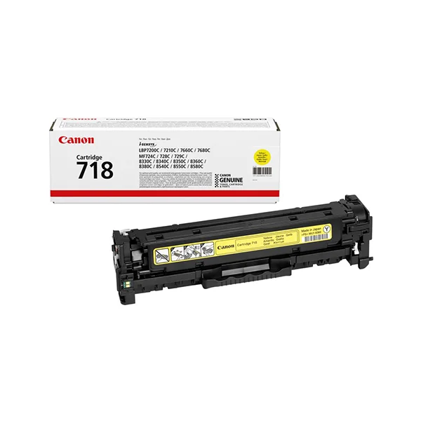 Canon 067 Yellow Toner Cartridge for Canon Color ImageClass LBP631Cw - 5099C002AA