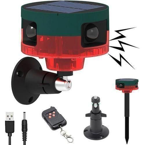 Solar Infrared Sensor Alarm