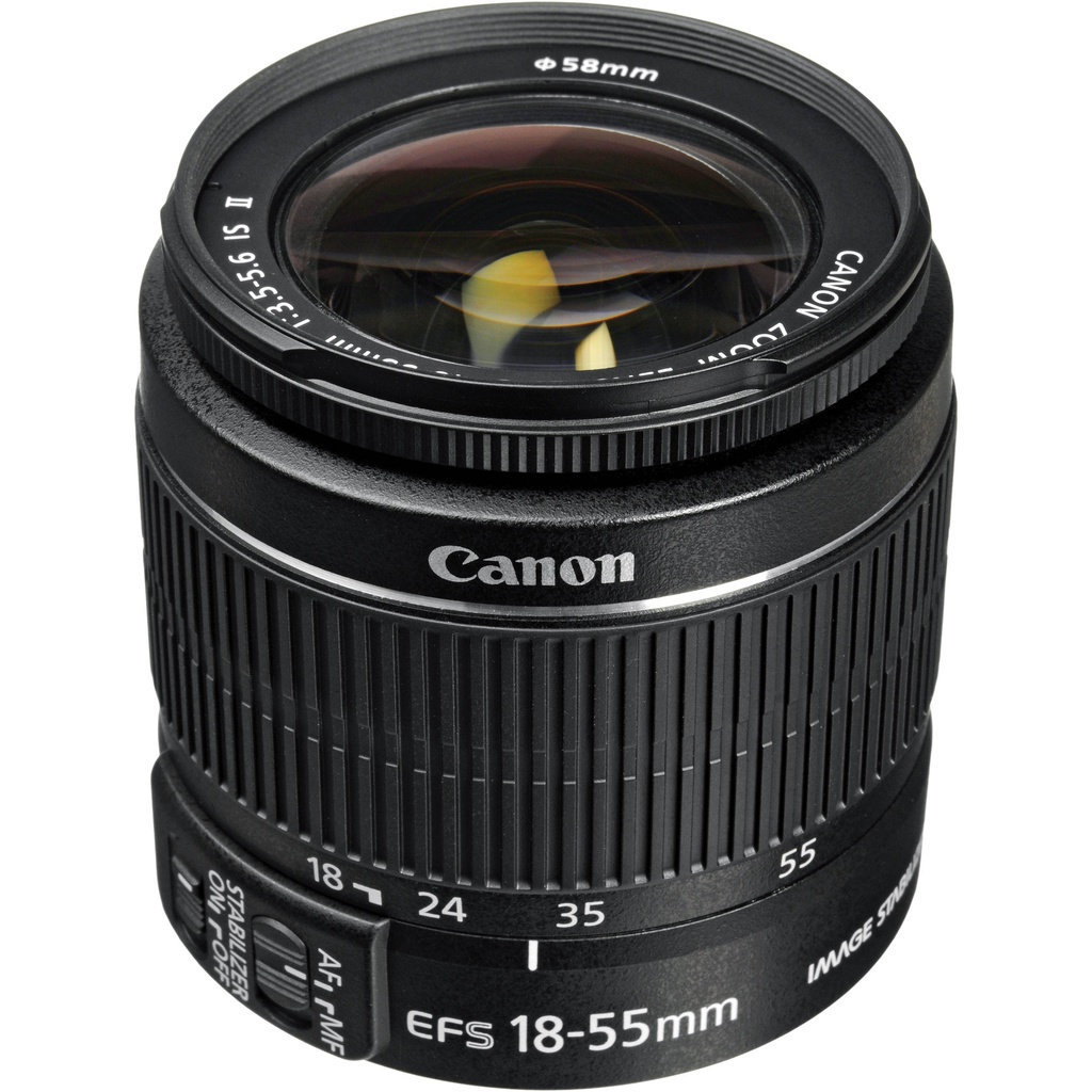 Canon EF-S 18–55mm f/3.5–5.6 IS II Lens