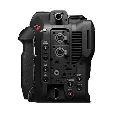 Super 35mm DGO CMOS sensor with DIGIC DV7 4K UHD recording with Canon Log profiles RF mount with EF adapter compatibility Built-in ND filters and dual SD slots Trusted Canon engineering