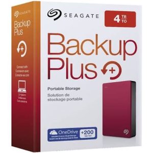 Seagate Backup Plus External HDD 4TB