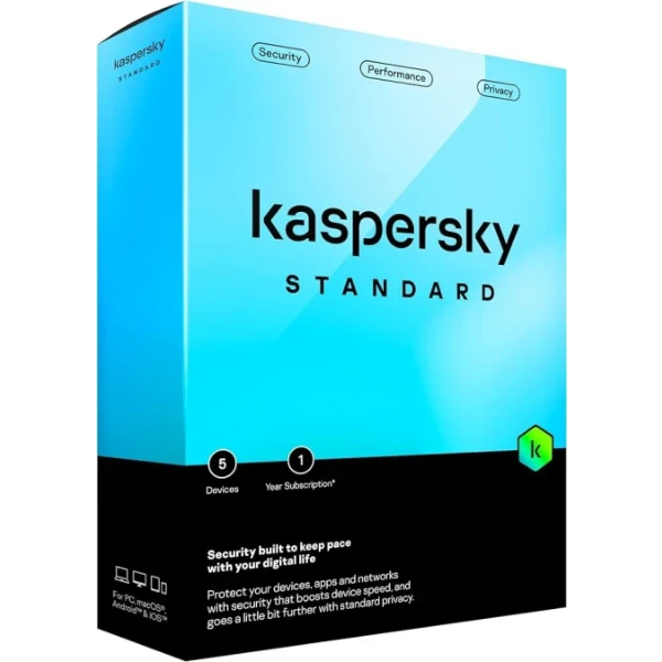Kaspersky Standard Antivirus 5 devices